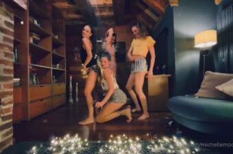 Michelle Moonsugar Pajamas Party Scene in HD