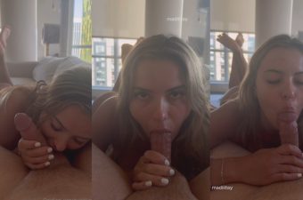 Madiiitay Sloppy Wet Blowjob Scene in HD