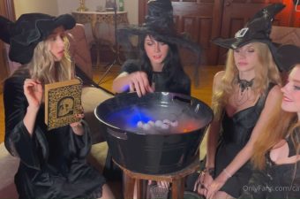 Itsmecat 5 Girl Witch Orgy Scene in HD