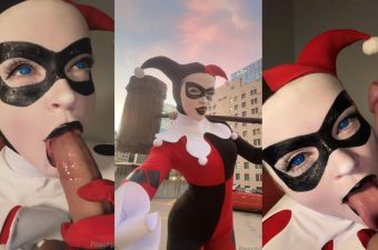 PeachJars Harley Quinn Blowjob Scene in HD