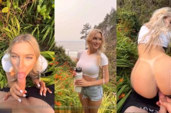 Csblondebombshell Outdoor Sex Tape Scene in HD