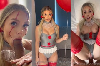 ScarlettKissesXO Pennywise Sextape Scene in HD